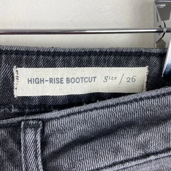 ANTHROPOLOGIEPilcro High Rise Bootcut Black Jeans 26